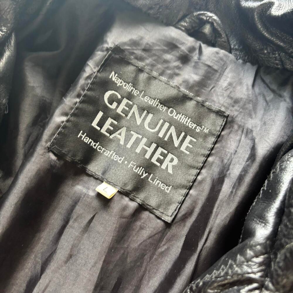 90s Patchwork Leather Jacket - image 3